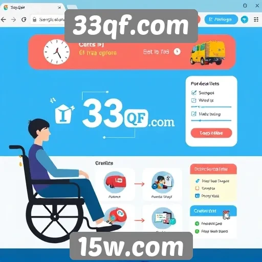 Acessibilidade e interface amigável do 33qf.com